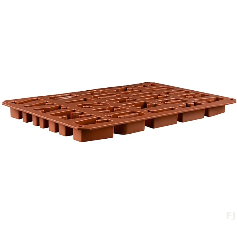 [YU]1Pcs Silica Gel 26 Capital Letters Cake Mold 26 Hole Letters Chocolate Mold DIY Large Letters Rectangle view 5