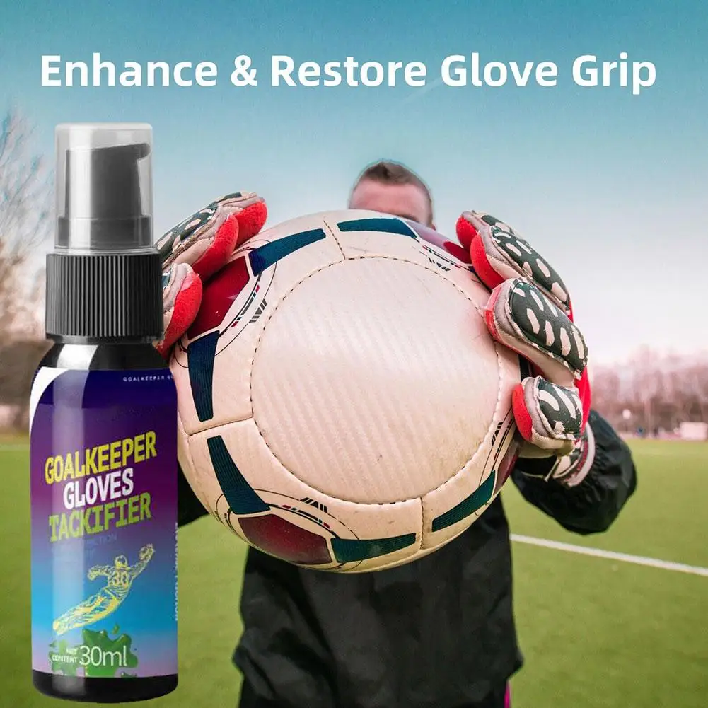 1 Pcs Anti-slip Spray Football Goalkeeper Gloves Anti Slip Spray Goalkeeper Grip Glove Glue For Enhanced Gloves Tackifier S K9C7