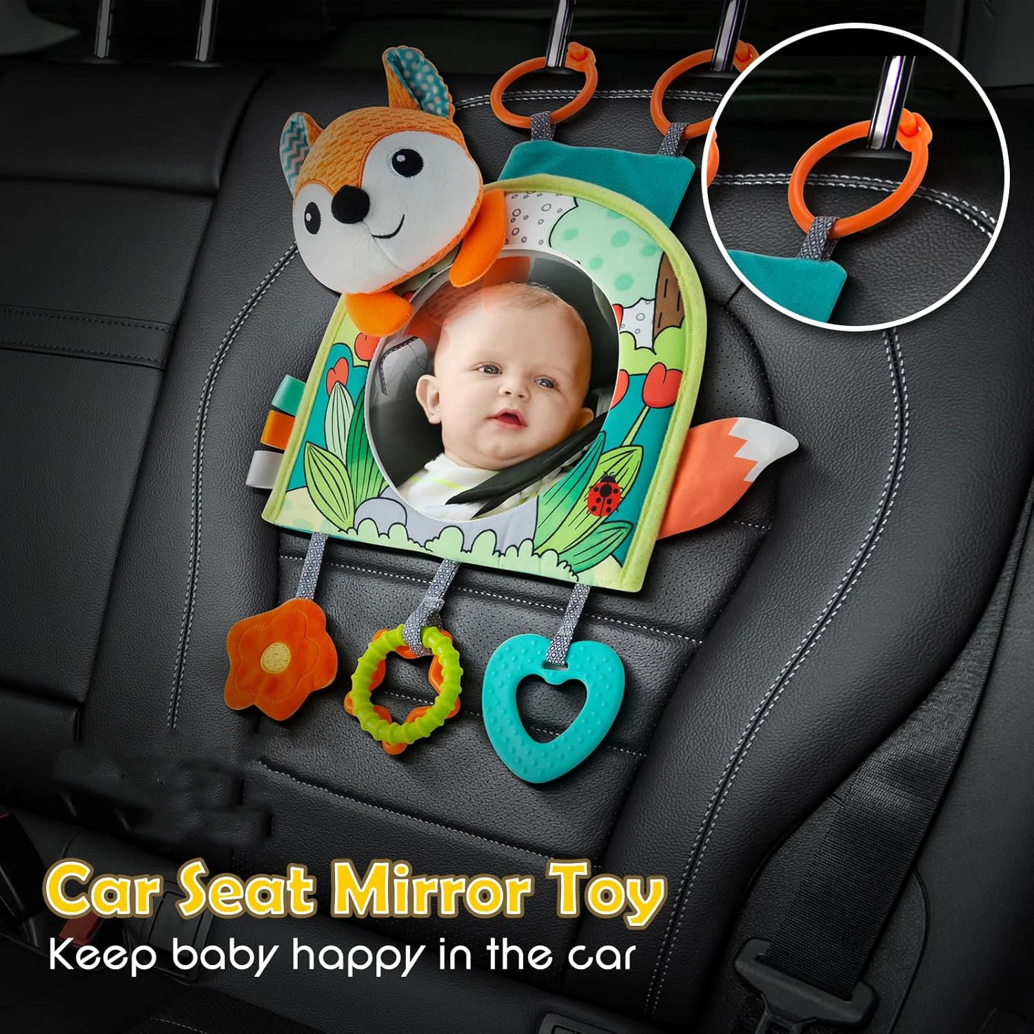 Милое детское игрушечное зеркало