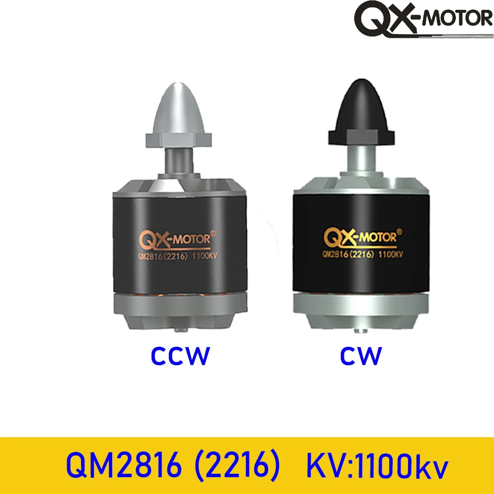 Motor sin escobillas QM2816(2216), 800KV, 1100KV, cw, ccw, para S500, F550, X500, KIT Compatible con hélice 1045 para avión teledirigido