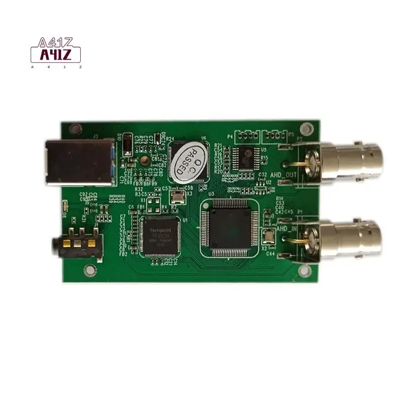 A41Z-AHD CVBS CVI TVI To USB Video Converter AHD Audio Video Capture Card Module 1080P Analog HD Drive Free With Loop Out