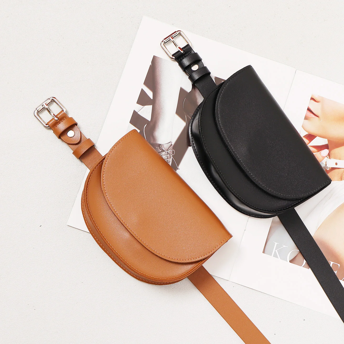 

2025 оригинальный дизайн, поясные сумки из натуральной кожи для женщин, регулируемые поясные ремни из коровьей кожи с сумкой для телефона, повседневные уличные поясные сумки