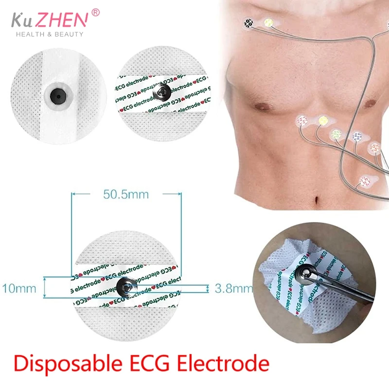 

50 шт./упаковка, одноразовые электроды ECG