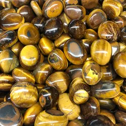 Natural Tiger Eye Irregular Tumbled Stone Crystals and Healing Stones Crystal Gemstones Home Decor Reiki Gift Garden Decoration