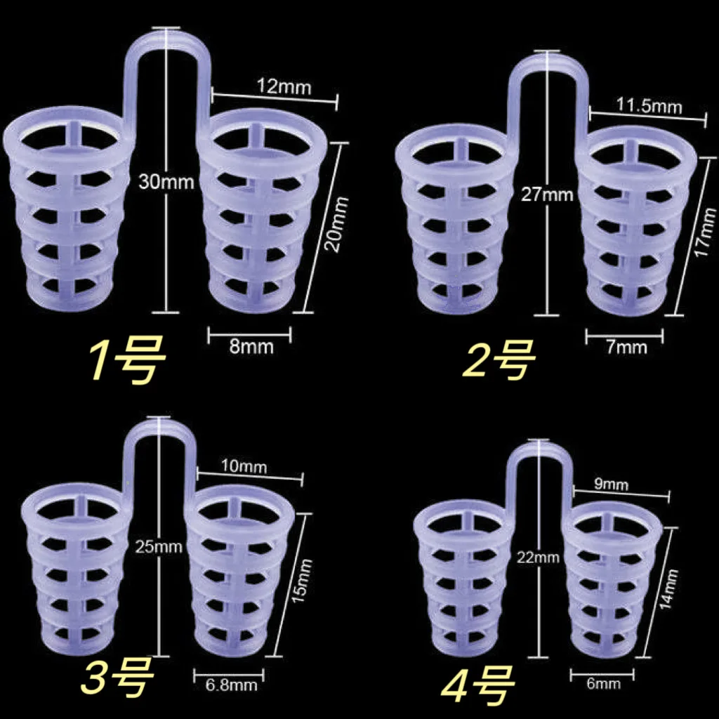 Picture 6: New Blue Silicone 4PCS Anti Snoring Devices Nasal Dilators For Better Sleep Snoring Solution Sleeping Aid