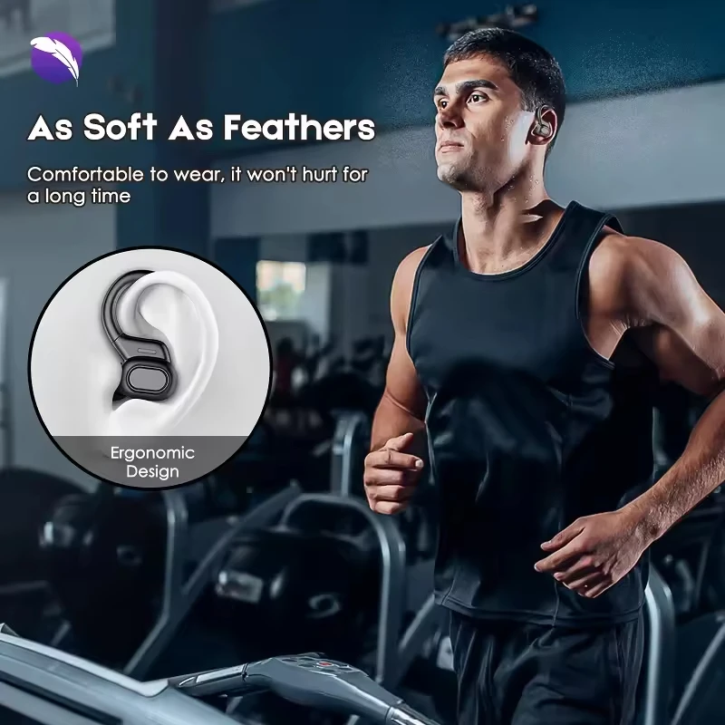 S730 سماعة لاسلكية تعمل بالبلوتوث سماعات رياضية الأذن هوك 9D عالية الدقة ستيريو سماعات مقاومة للماء في الأذن ميكروفون