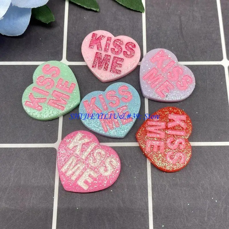 E21F Valentine's Day Heart Earrings Silicone Mold Suitable for Epoxy Resin Diy Craft Earrings Pendant Earrings Jewelry Making