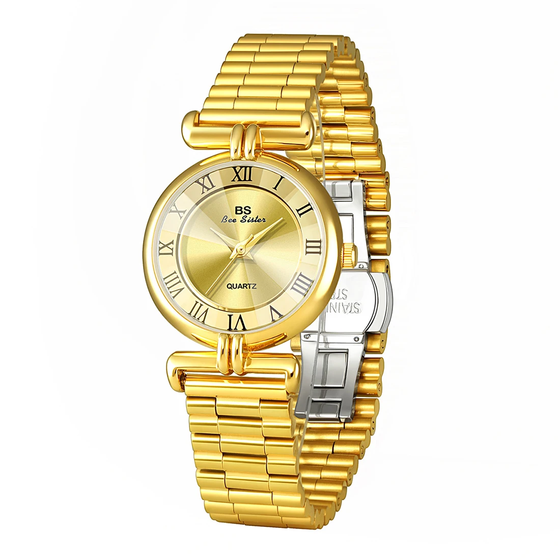 여성용 방수 쿼츠 손목시계, 럭셔리 골드 시계, 빈티지 시계 선물, 오리지널 브랜드 패션 여성손목시계