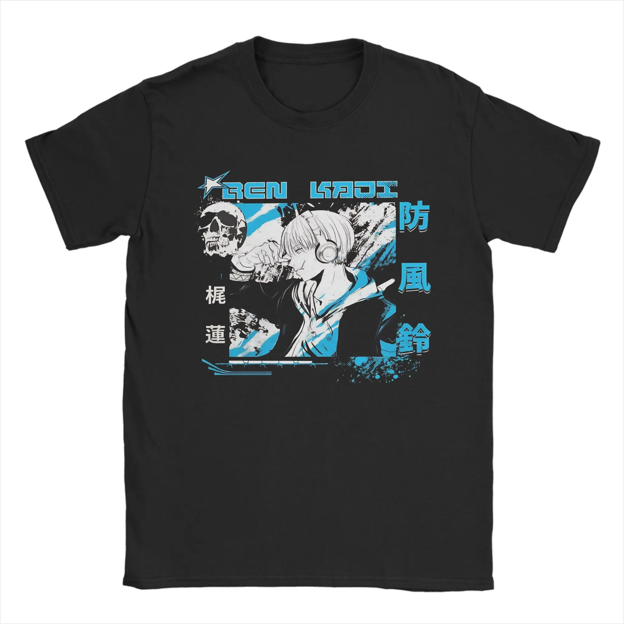 Ren Kaji T-Shirt Men's and Women's Winds Breakers Anime Unique Cotton Tee Shirt O Neck Short Sleeve T Shirts Gift Idea Tops