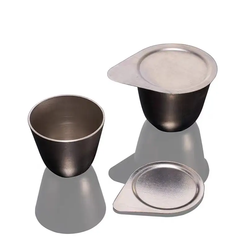 Lab Chemical High-Temperature Resistant Covered Crucible 30ml/50ml/100ml Acid And Alkali Resistant for Thermal Analysis