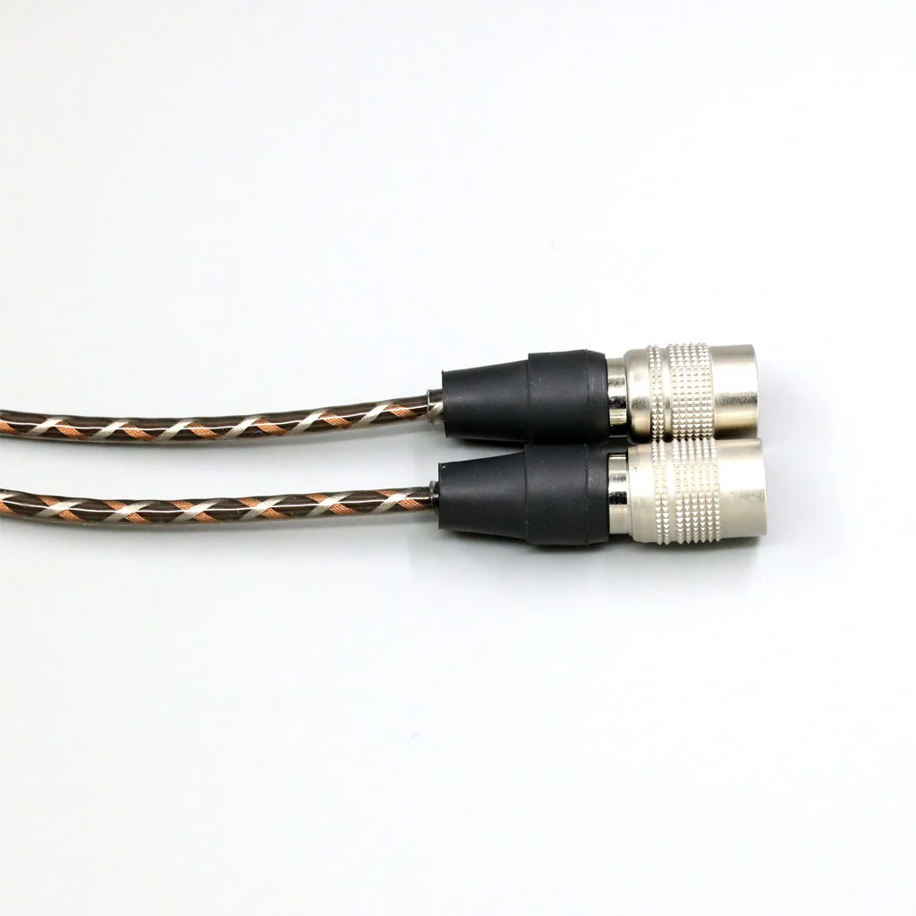 كابل سماعة أذن من النوع X 25AWG لمكبرات الصوت Mr Alpha Dog Ether C Flow Mad Dog AEON سماعة رأس Litz Shielding 7n OCC 8889