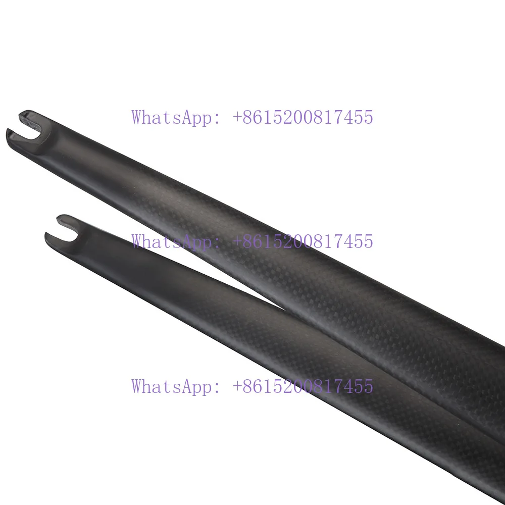 Full carbon fiber road bike 25.4 front fork, carbon fiber hard fork 700C road front fork dead flying front fork view 6