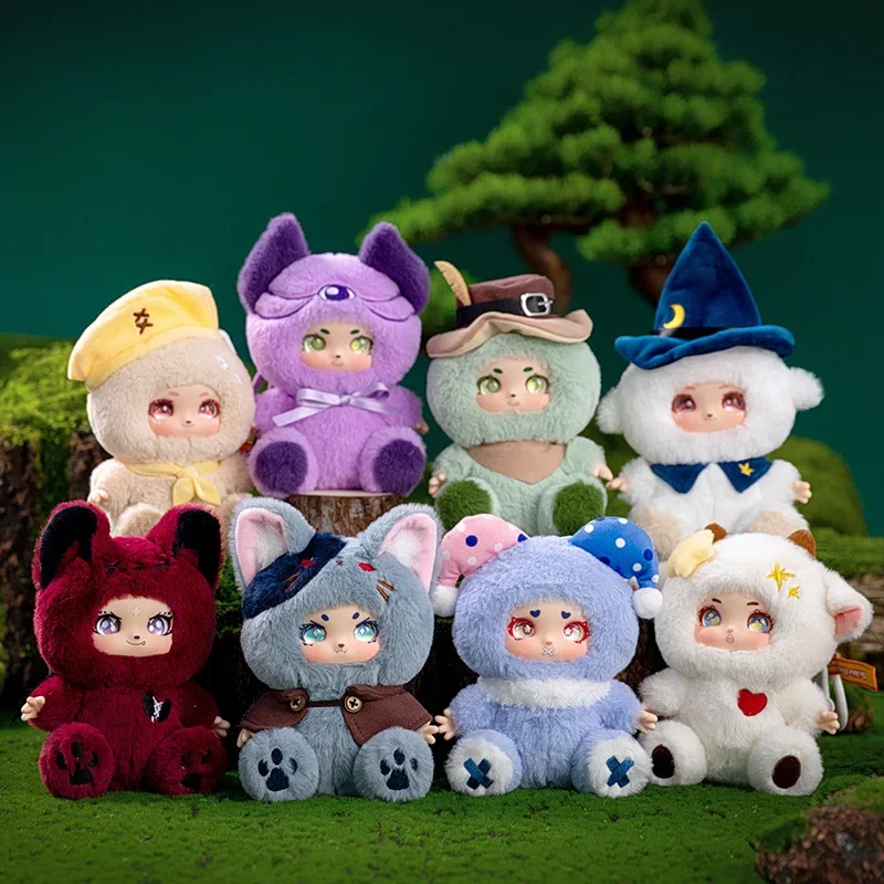 

Cute Werewolf Killing Game Vinyl Face Plush Toys Colorful Dolls Popular Stuffed Plush Toy Kid Creative Gifts Hang Bag Prophet, W
