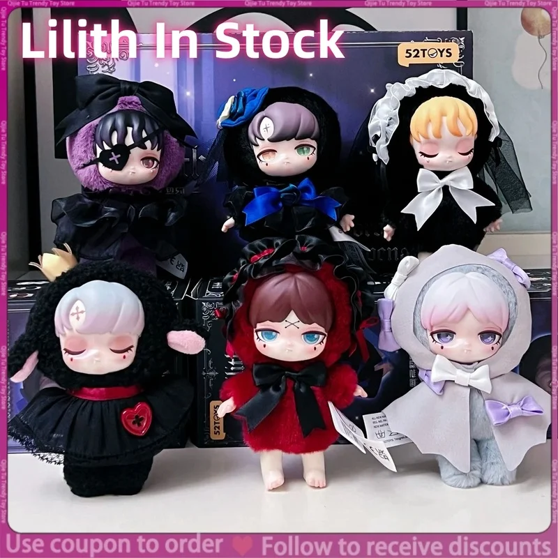 

Genuine In Stock 52TOYS Lilith Forbidden Contract Plush Blind Box Trendy Toy Bag Pendant Cute Gift for Girls Dark Style Holiday