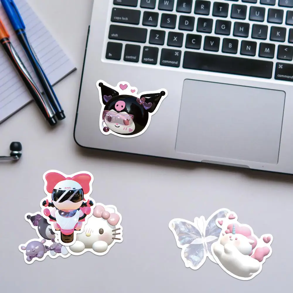 50/100pcs Cartoon Kawaii Sticker for Planner Album Scrapbooking Stationery Waterproof Decals for Laptop Suitcase Kid\'s Gift