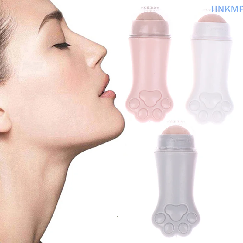 

Cat Claw Volcanic Stone Oil Absorbing Roller Remover Oil Control Stick Skin Care Face Shiny Changing