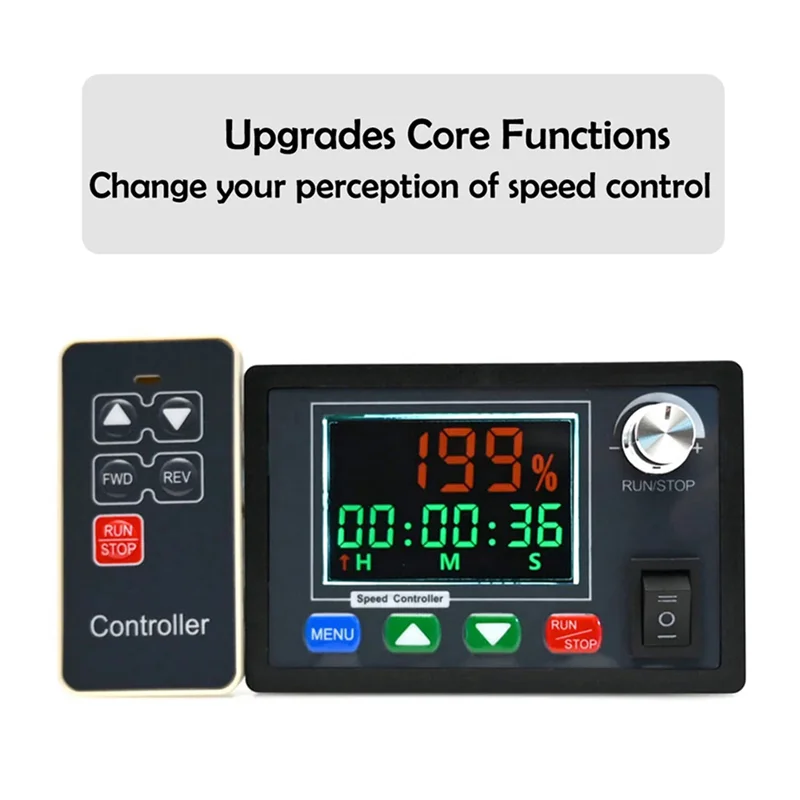 

PWM Motor Speed Controller Positive Reverse Voltage Regulator DC10-55V 40A 1 Piece-New