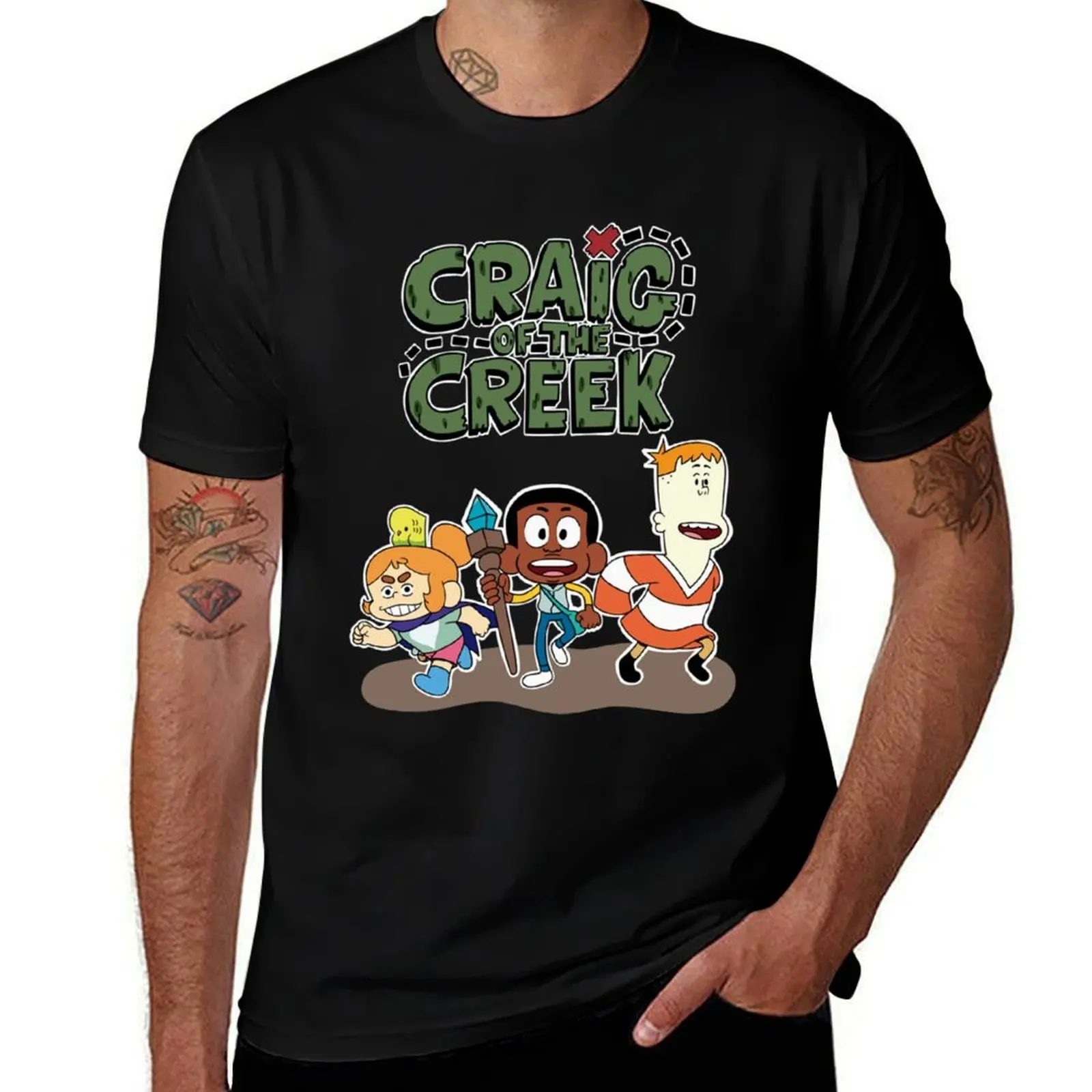 

Animal Craig Of The Creek Movie Cartoon Cute Lach Craig Of The CreekActive Cat T-Shirt Casual All Match Short Sleeve T-Shirt