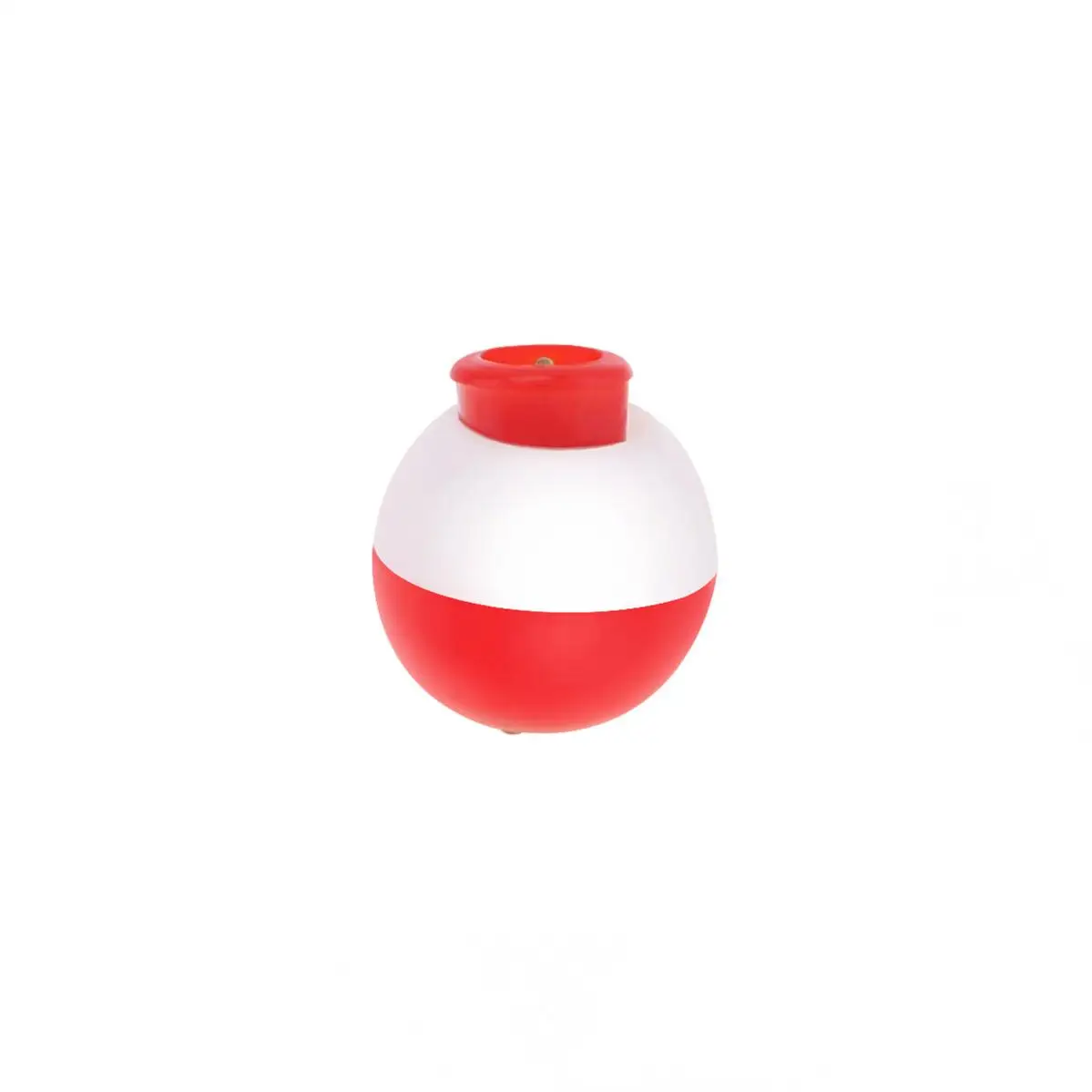 10pcs/lot 13mm / 0.51inch Mini Fishing Bobber Floats Set Hard ABS Snap on Red White ABS Material Push Button  Round Buoy