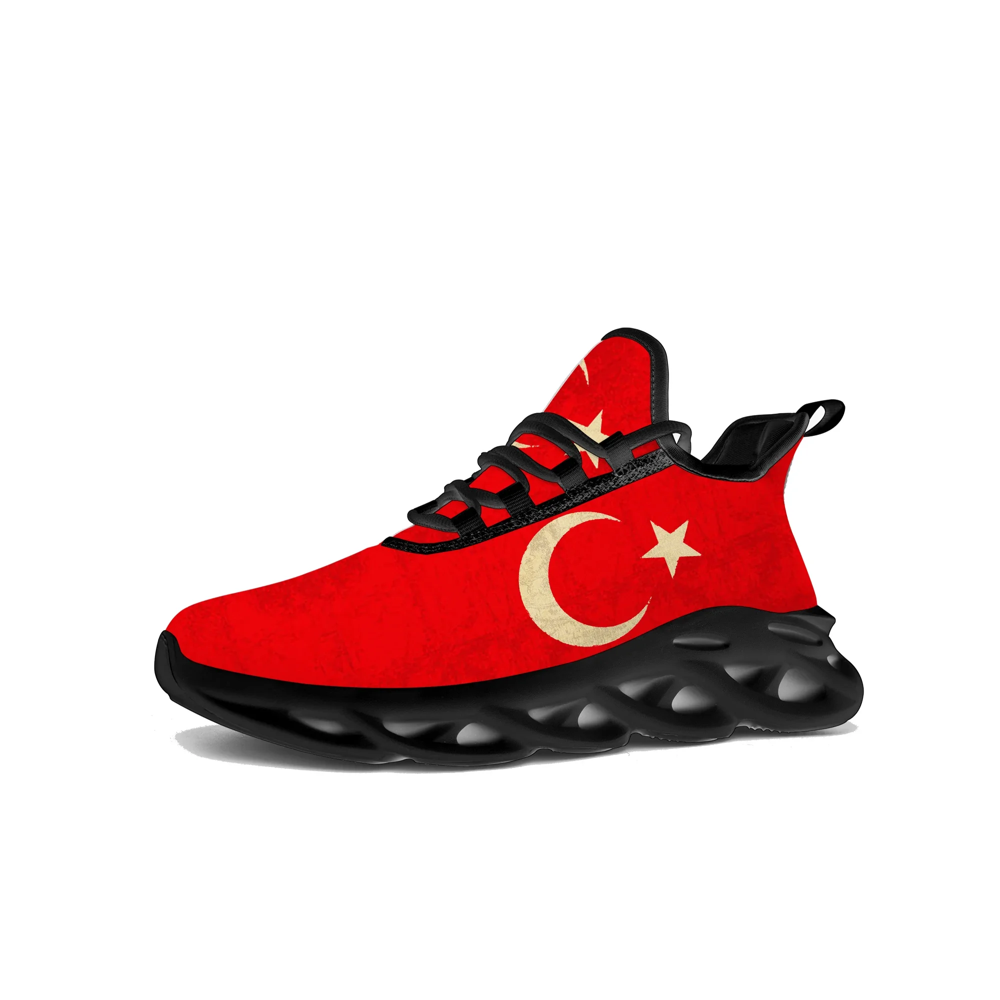 Turkish Flats Sneakers Mens Womens Turkey Pop Sports Running High Quality Sneaker Lace Up Mesh Footwear Tailor-made Shoe Black