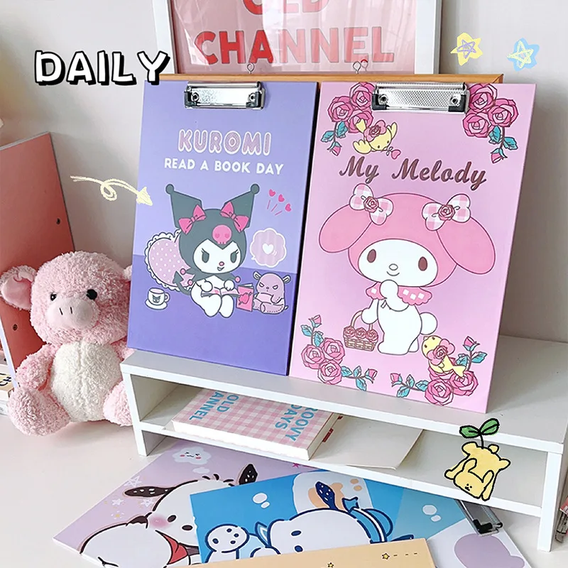 لوحة مجلد كارتون سينامورول A4 أنيمي كورومي ماي ميلودي جذابة للغاية محمولة مجلد بيانات مدمج لوازم مكتبية هدايا #1