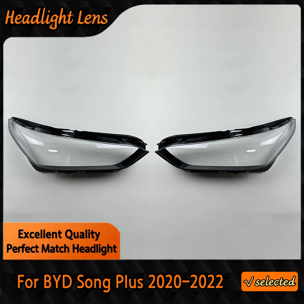 

Auto Light Caps Front Headlight Glass Headlamp Transparent Lampshade Lamp Shell Lens Cover For BYD Song Plus 2020 2021 2022