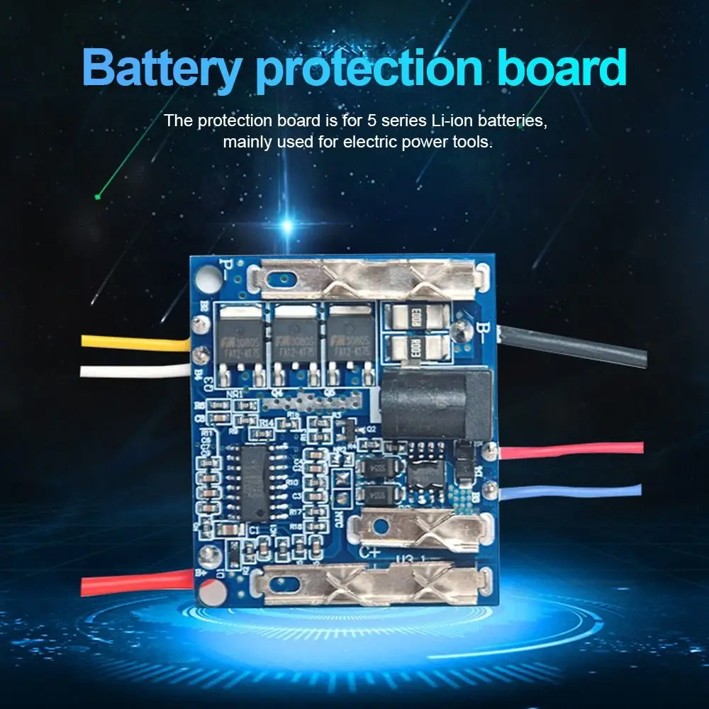 3MOS 18/21V Li-Ion Lithium Battery Pack Protection Circuit Module for Makita Power Tools Battery Charging Protection Board
