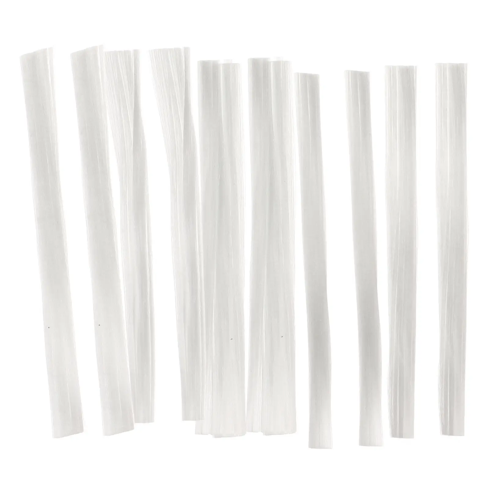 100Pcs Nail Fiber Extension Flexible Adjustable Nail Art Fibers for DIY Salon Fake Nails Lengthening Fiberglass Manicure