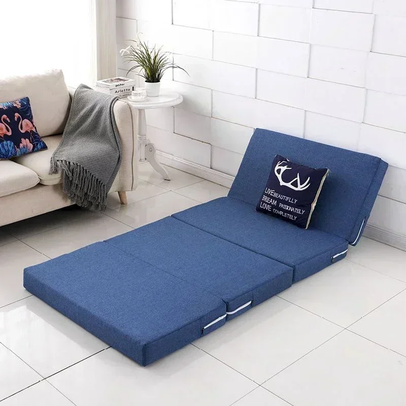 Foldable Sponge Mattresses Single Bed Furniture Memory Foam Folding Mattress for Office Lunch Break Simple Mat Tatami Yoga Pad