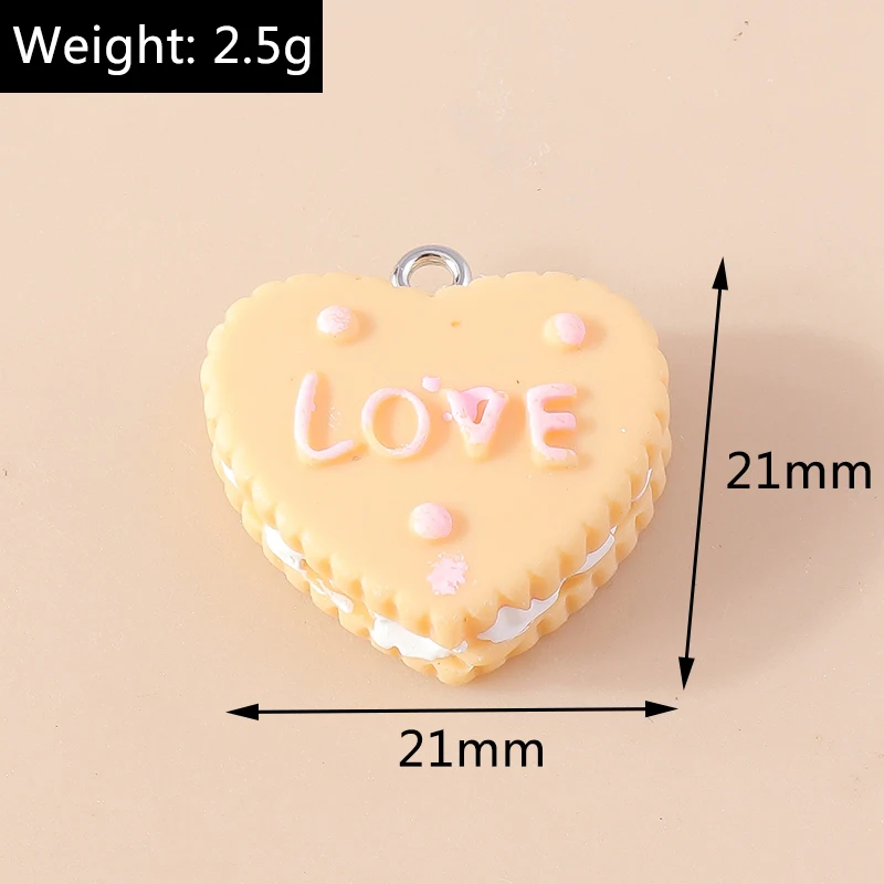 15 Stück Mix Harz Schokolade Charm Dessert Food Charms für Halskette Armband Ohrring Schlüssel bund DIY Schmuck herstellung Zubehör – Detail 12