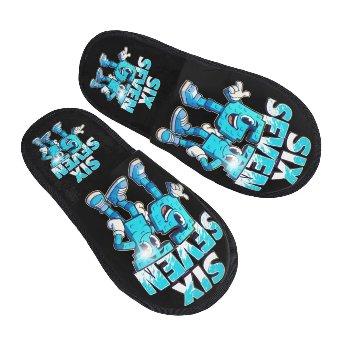 

Изготовленные на заказ домашние тапочки Six Seven Brainrot из мягкой пены с эффектом памяти, женские уютные теплые противоскользящие тапочки Meme