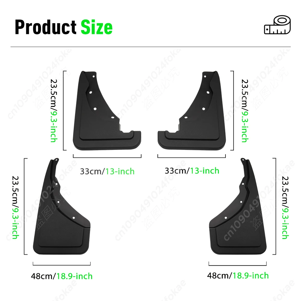 Car Mud Flaps For Ford Bronco sport 2021 2022 2023 Fender Mudguard Mud Flaps Guard Splash Flap Mudguards Car Accessories