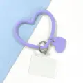Heart light purple.