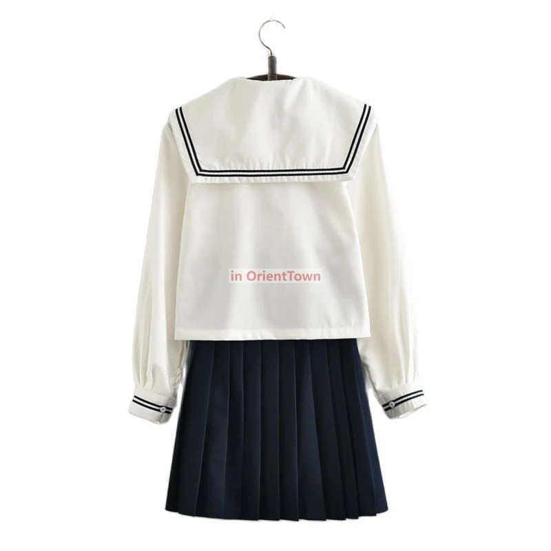 학교 교복 영국식 한국식 일본식 대학풍 세트 패셔너블 긴 소매 여학생 공연 의상