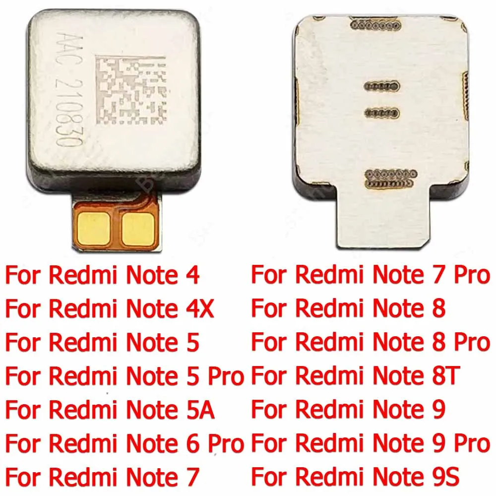 For Xiaomi Redmi Note 7 8 8T 9 Pro 9S 9T 4 4X 5 5A 6 Ringer Replacement Repair Vibration Flex Cable Vibrator Motor