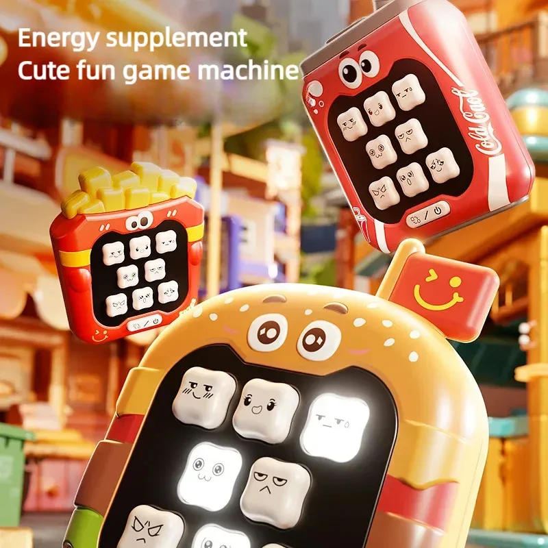 

Игры Quick Press, сенсорная консольная игра, игрушки для детей и взрослых, милая серия Fast Food, игра Fast Push Speed Push, игрушки-непоседа