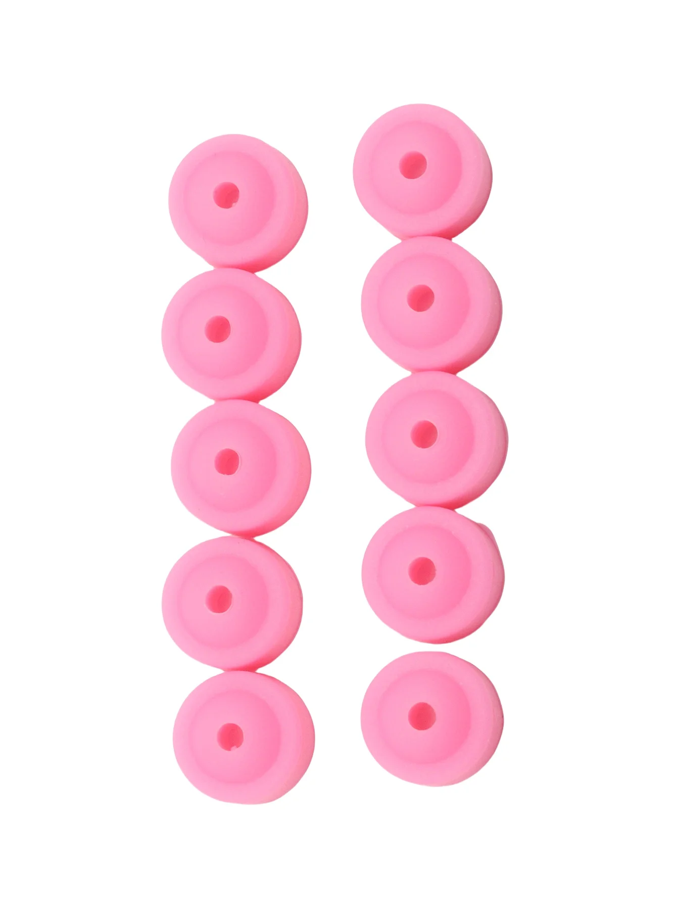10/20/50/100/400 Stuks Roze Siliconen Stofdichte Protector Caps voor 2/32 "Nail Boren-of E-bestand Siliconen Stofstopper Roze Nagel