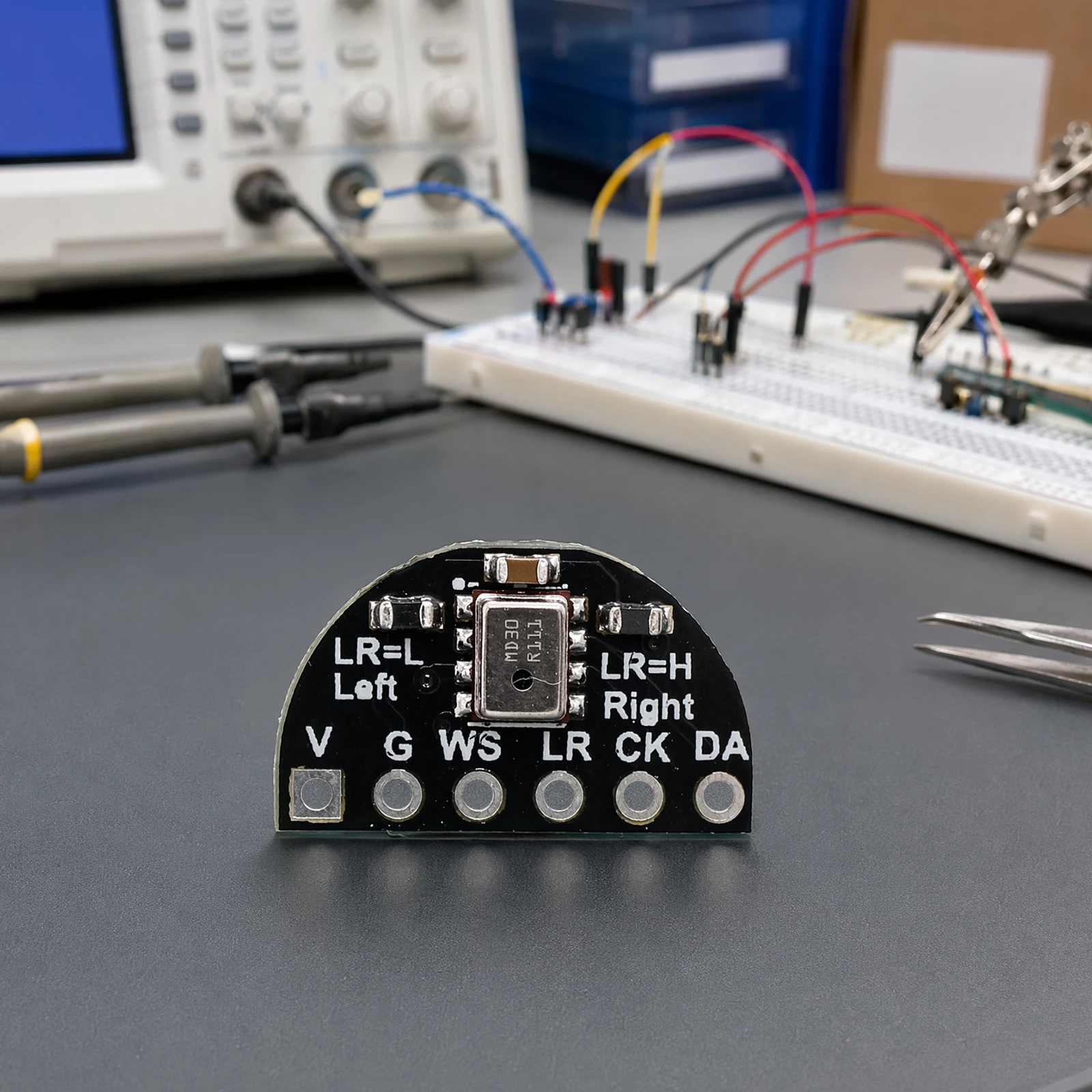 I2S Microphone Module High Sensitivity SNR 64dB Low Noise -26dBFS 120dB SPL Omnidirectional for Sipeed Maix