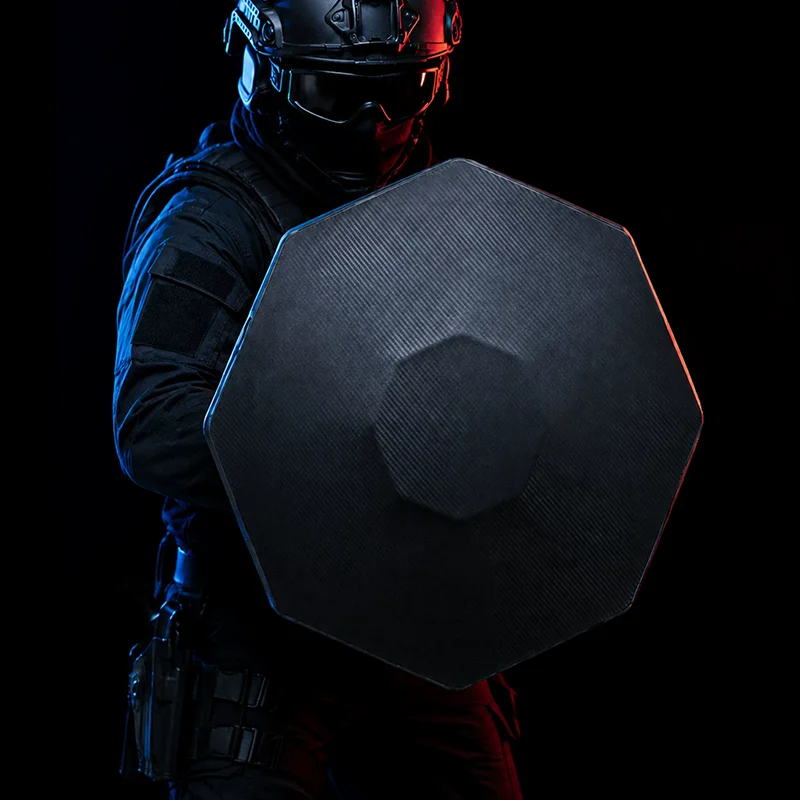 Anti-riot Shield, Quick Response Anti-riot Octagonal Shield, Magnetic Hanging Security Protection Shield, Outdoor Game Equipment