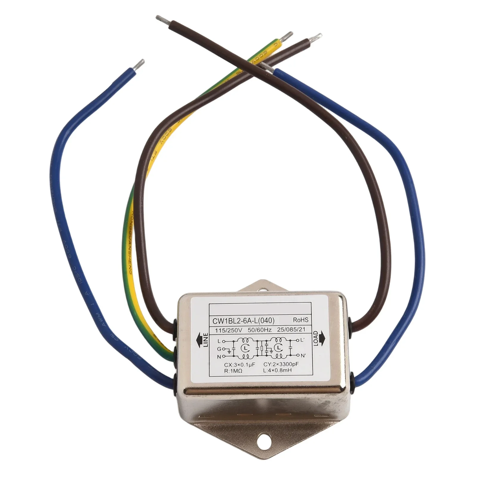 AC250V Anti Interference Power Filter Cable Compatible with Various Audio Equipment Models Including For CW1BL2