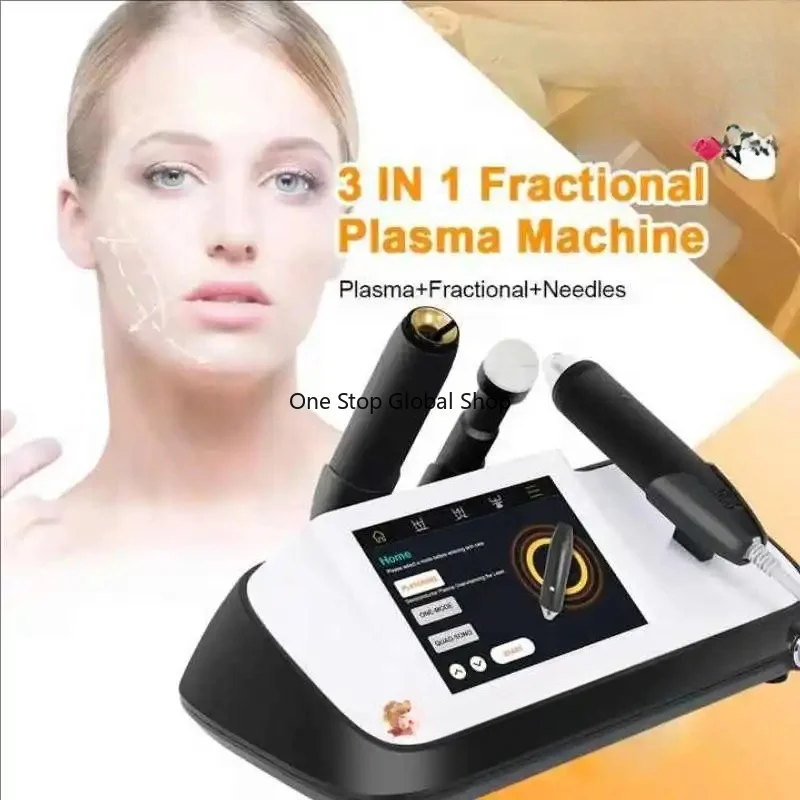 3 in 1 Cold Plasma Vibration Vacuum Tightening Wrinkle Remover Machine