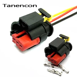 1 Set 3 Pin 1.5mm Car Waterproof Sensor VVT Plug Engine Injector Ignition Coil Connectors 284426-1 284425-1