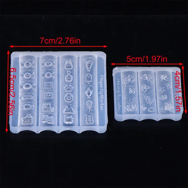 1個 デザート アイスクリーム 蝶 花 3D シリコンモールド ウィング ネイルアート デコ シリコン装飾 ハート ネイルアート テンプレート ネイルモールド