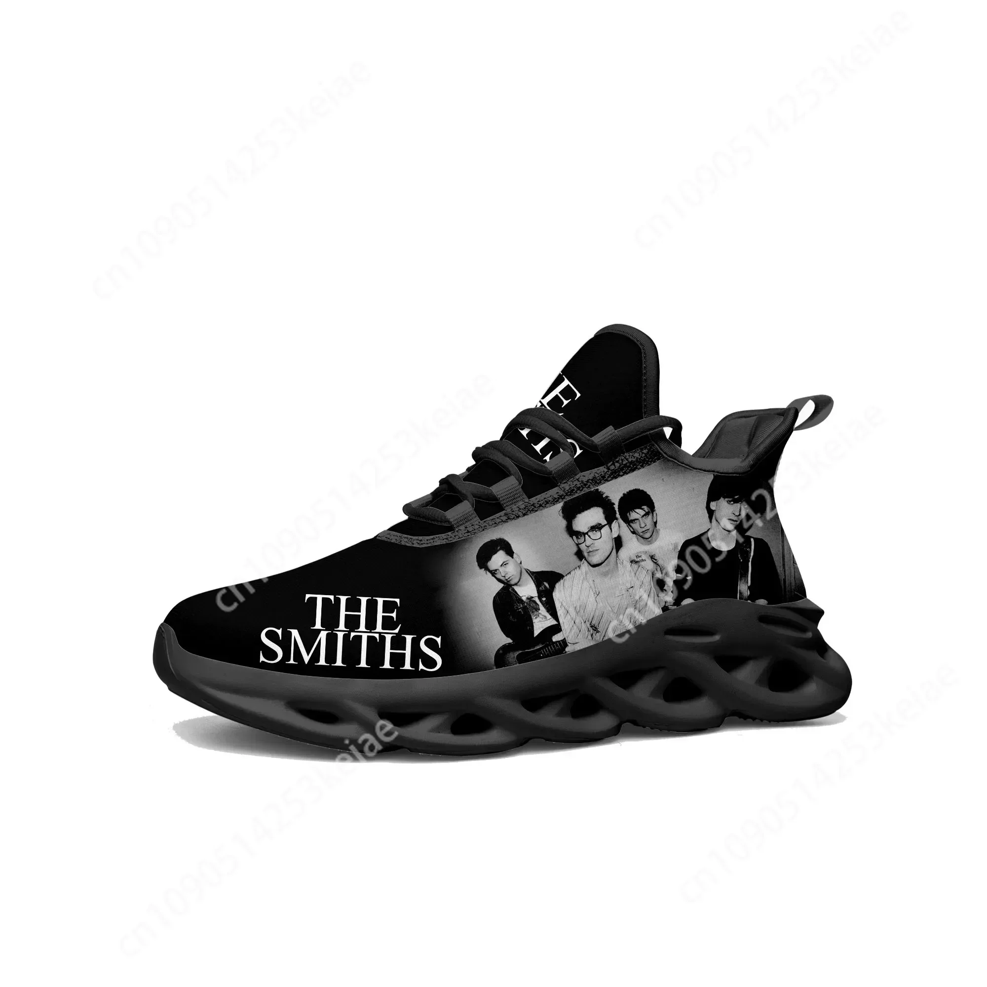 The Smiths Rock Band Flats Sneakers Mens Womens Sports Running Shoe Morrissey Sneaker Lace Up Mesh Footwear Tailor-made Shoe