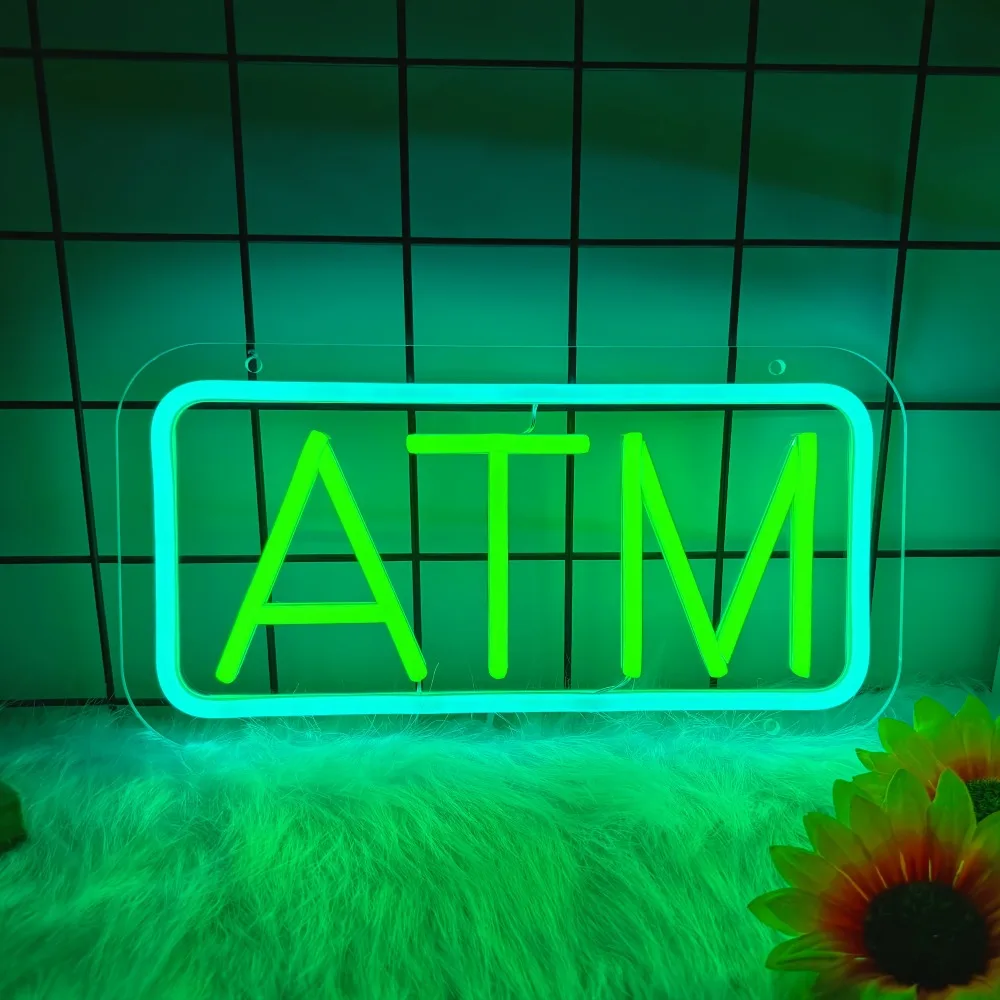 Atm Led Neon Sign, …