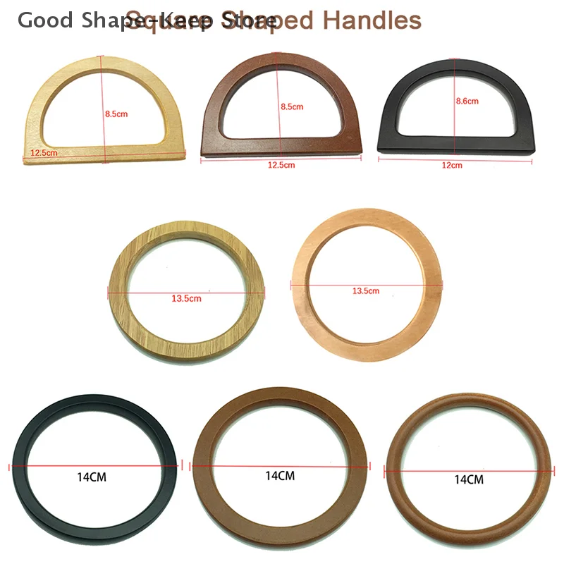 

Замена ручек из цельного дерева, тканые ручки для сумок ручной работы «сделай сам», для сумок, кошельков и портативных сумок, аксессуары для ваших сумок