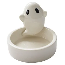 Ceramics Ghost Candle Holder Halloween Candle Holder Wedding Table Decor Candlestick Holder Aroma Holder for Home Party Decor