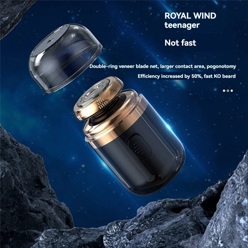 

A84G-2 в 1, портативная электробритва, триммер для волос в носу, перезаряжаемая электробритва, капсульная дорожная бритва