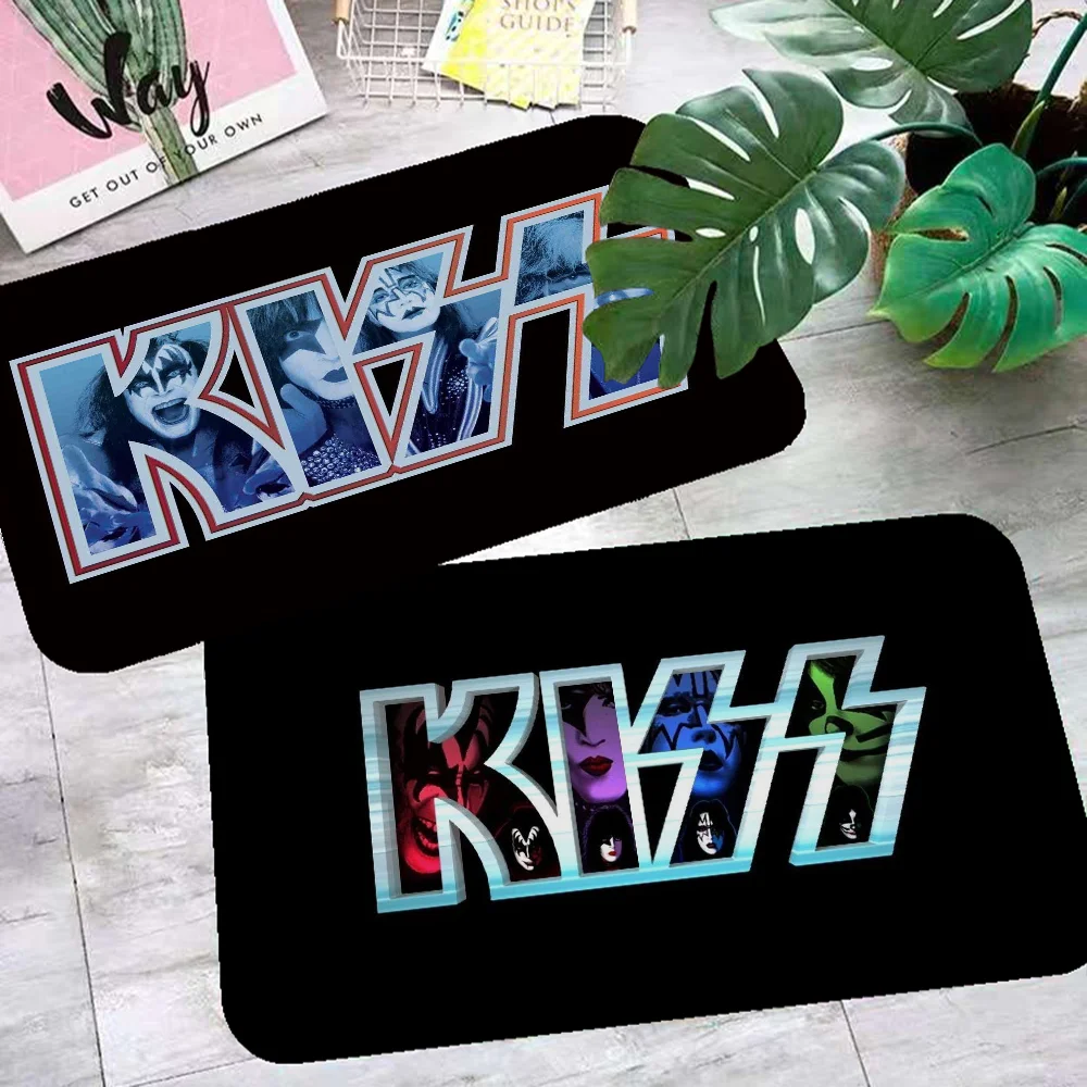 

Retro KISS Rock Band Floor Mat Rectangle Anti-slip Home Soft Badmat Front Door Indoor Outdoor Mat Hotel Decor Mat