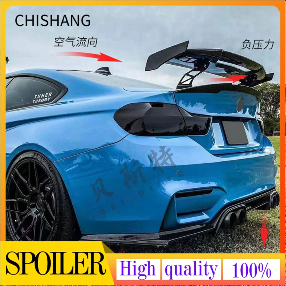 

For BMW F30 F32 F36 F10 F12 E92 E93 G30 G20 E82 E90 M3 M4 MAD Carbon Fiber Rear Spoiler For car m2 m3 m4 car styling